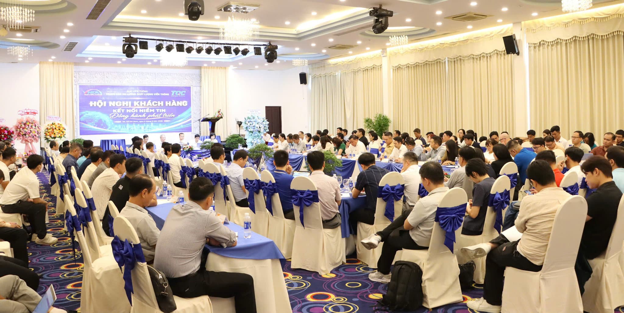 Toàn cảnh Hội nghị khách hàng năm 2026 của Trung tâm Đo lường Chất lượng Viễn thông (TQC)